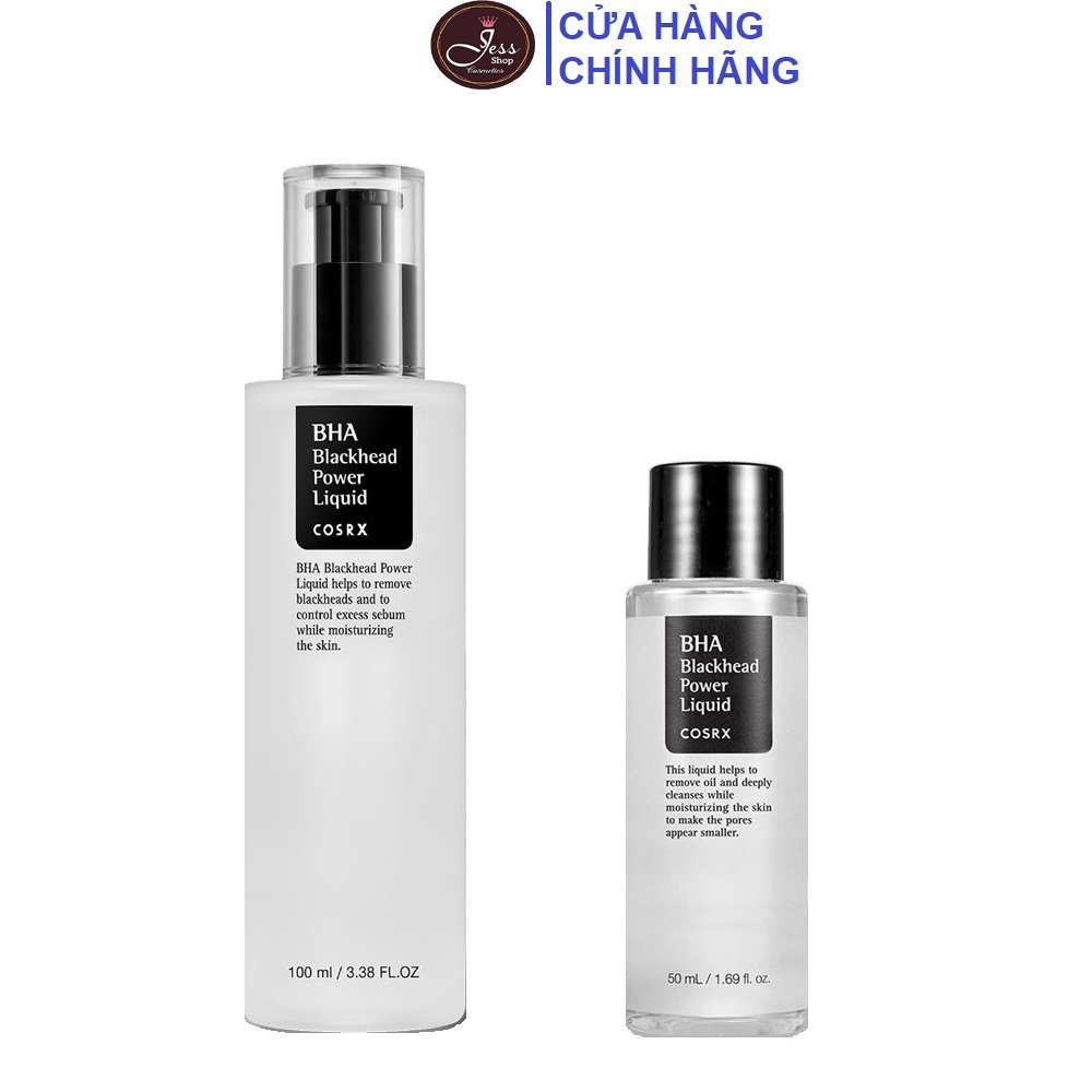 Tẩy tế bào chết cosrx bha blackhead power liquid 50ml và 100ml