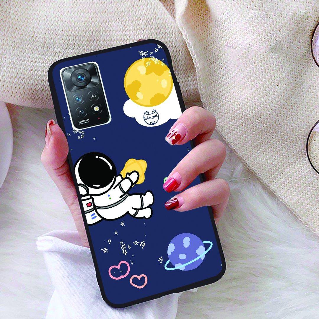 Ốp lưng xiaomi redmi note 11e pro viền dẻo tpu bst space
