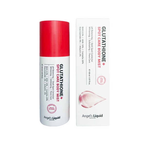 Xịt Mụn Lưng Giảm Thâm Làm Sáng Da Angel's Liquid Glutathione+ Centella Calming Body Mist