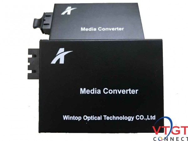 Bộ chuyển đổi quang điện converter wintop 2 sợi 1G