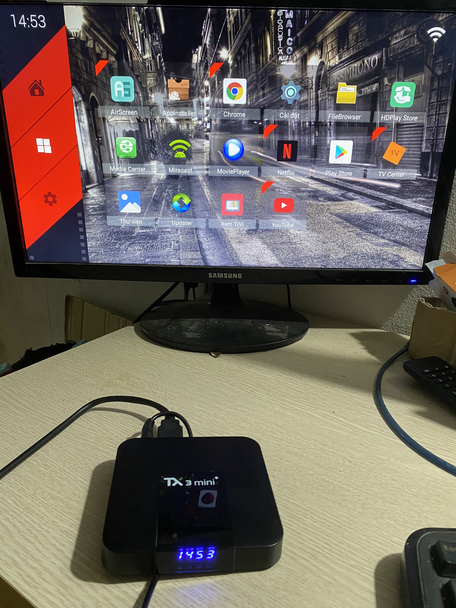 Tivi box TX3 Mini+ 2022  Android TV 11, Amlogic S905W2, Ram 2Gb, Bộ nhớ 16Gb  biến tivi thường thành TV Thông minh !