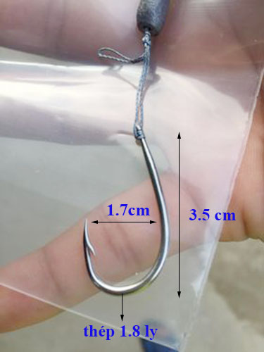 Lưỡi Câu Cá Lóc Nhái Treo (Lưỡi Huế )