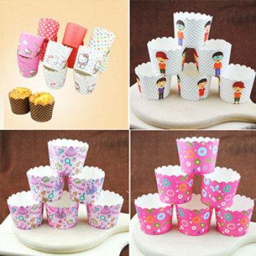 BỘ 200 LY GIẤY CUPCAKE CỨNG