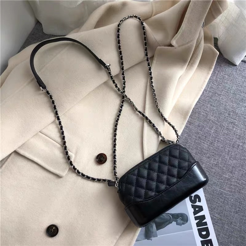 Túi đeo chéo 2 dây trần trám size 18 nhỏ xinh