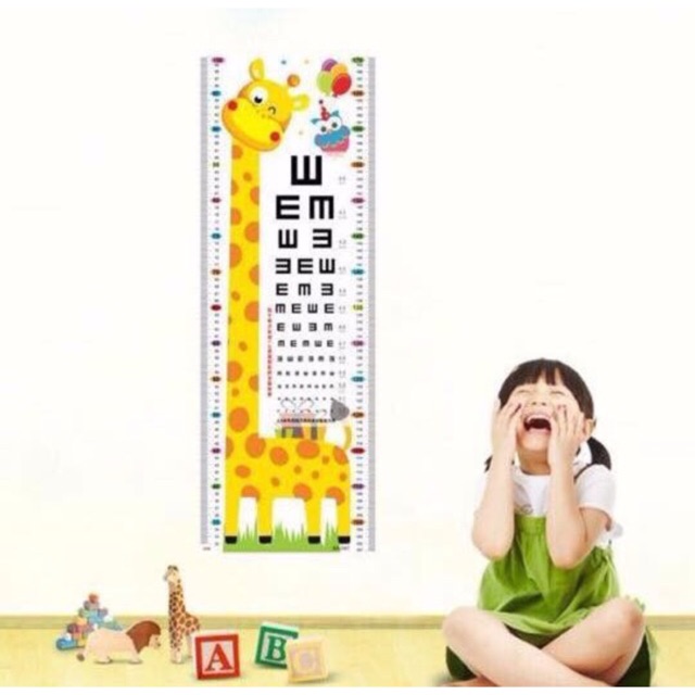 Decal đo chiều cao - đecal đo chiều cao cho bé