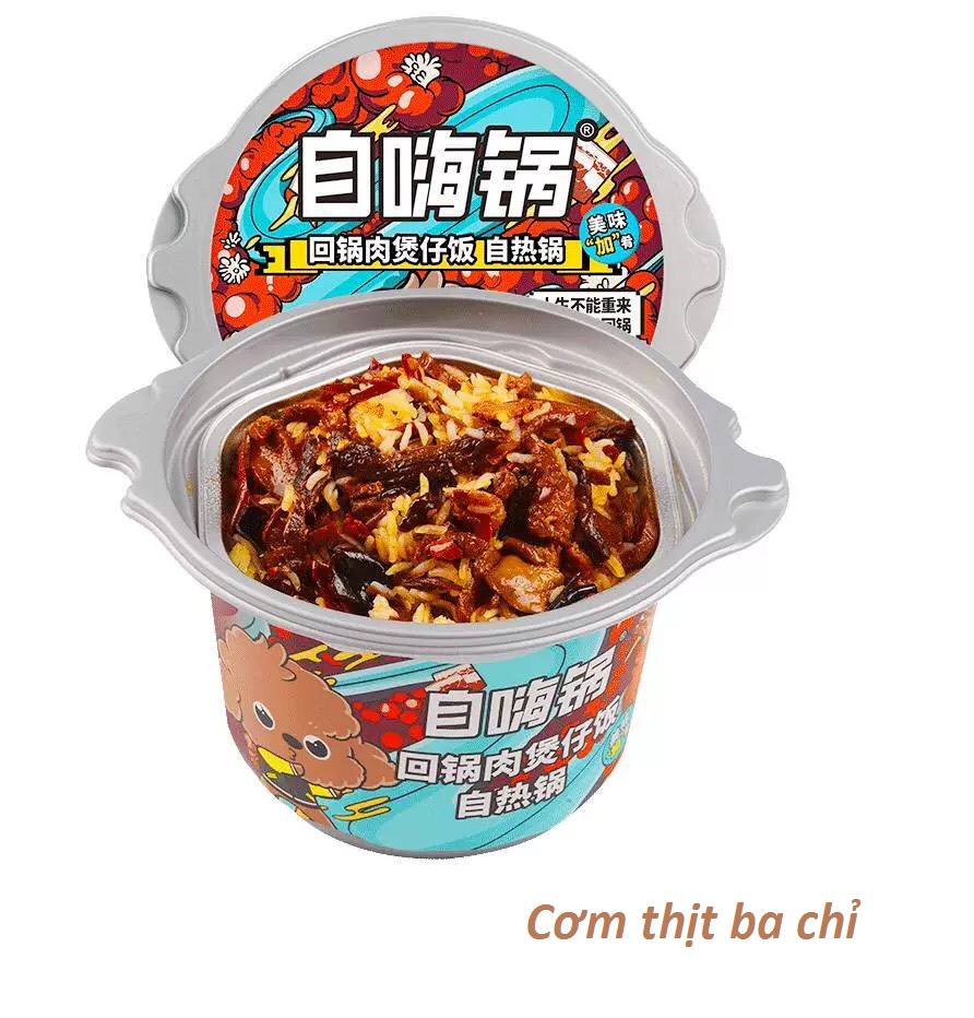 Cơm tự sôi thịt ba chỉ