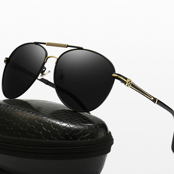 Kính mát nam MC017 - kính phi công thời trang phiên bản hàn quốc, kính râm phân cực - chống tia UV mẫu mới sành điệu 2021 KHUNG VÀ GỌNG HỢP KIM THÉP