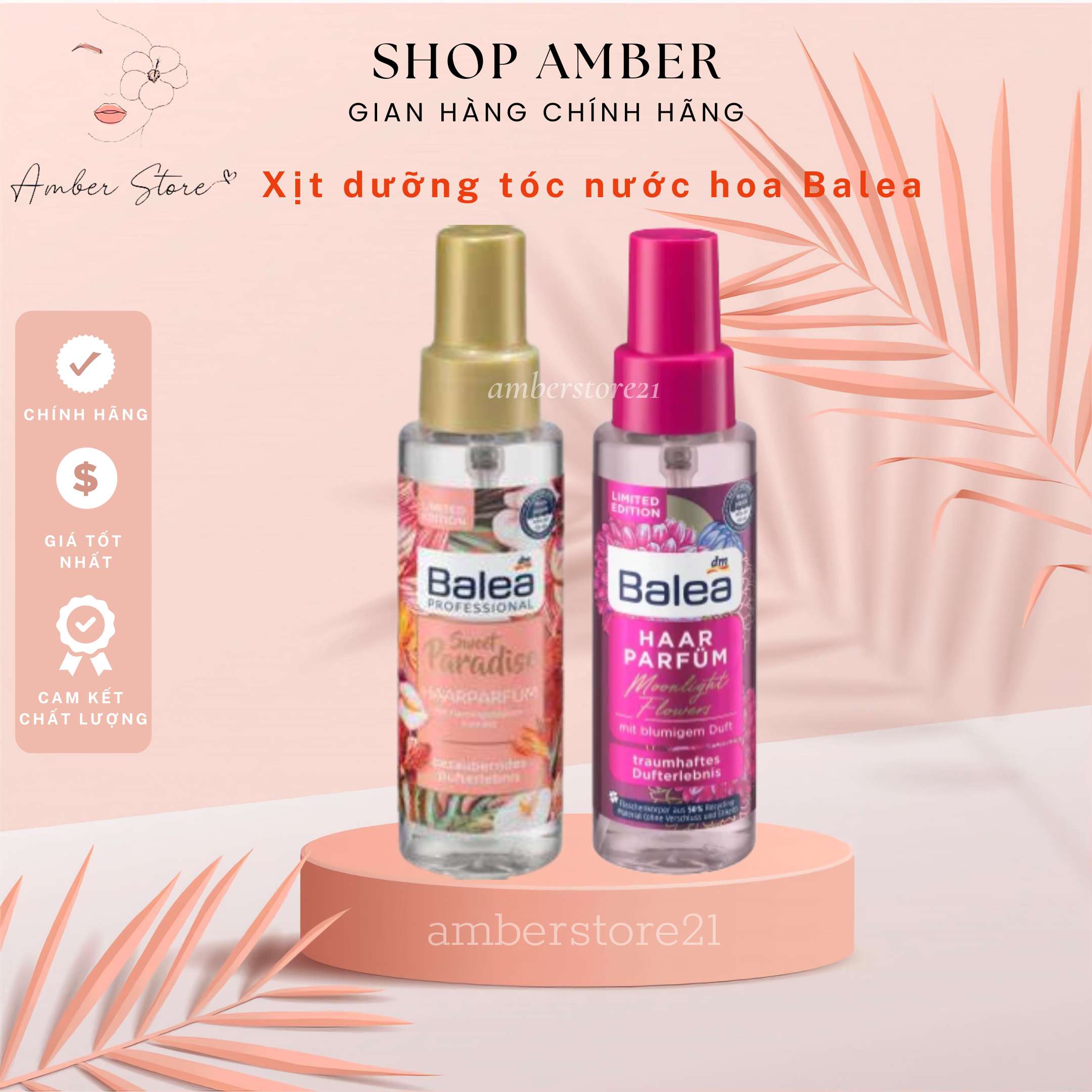 - xịt thơm tóc balea - 100ml