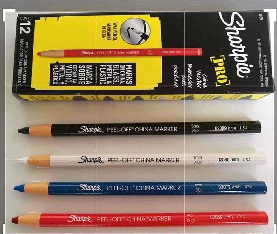 Chì đá Sharpie màu đỏ, đen, trắng kẻ lông mày, môi, mí không trôi