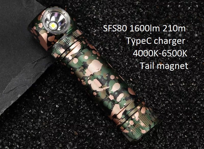 Mateminco g02 1600lm-4000k - đèn pin đội đầu, cầm tay, đèn gù