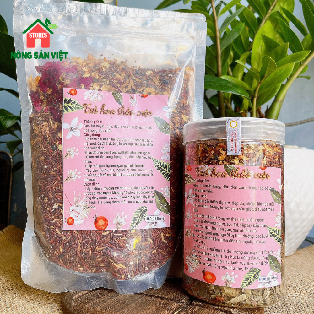 Trà hoa thảo mộc túi 1kg gíup giảm cân đẹp da ngủ ngon