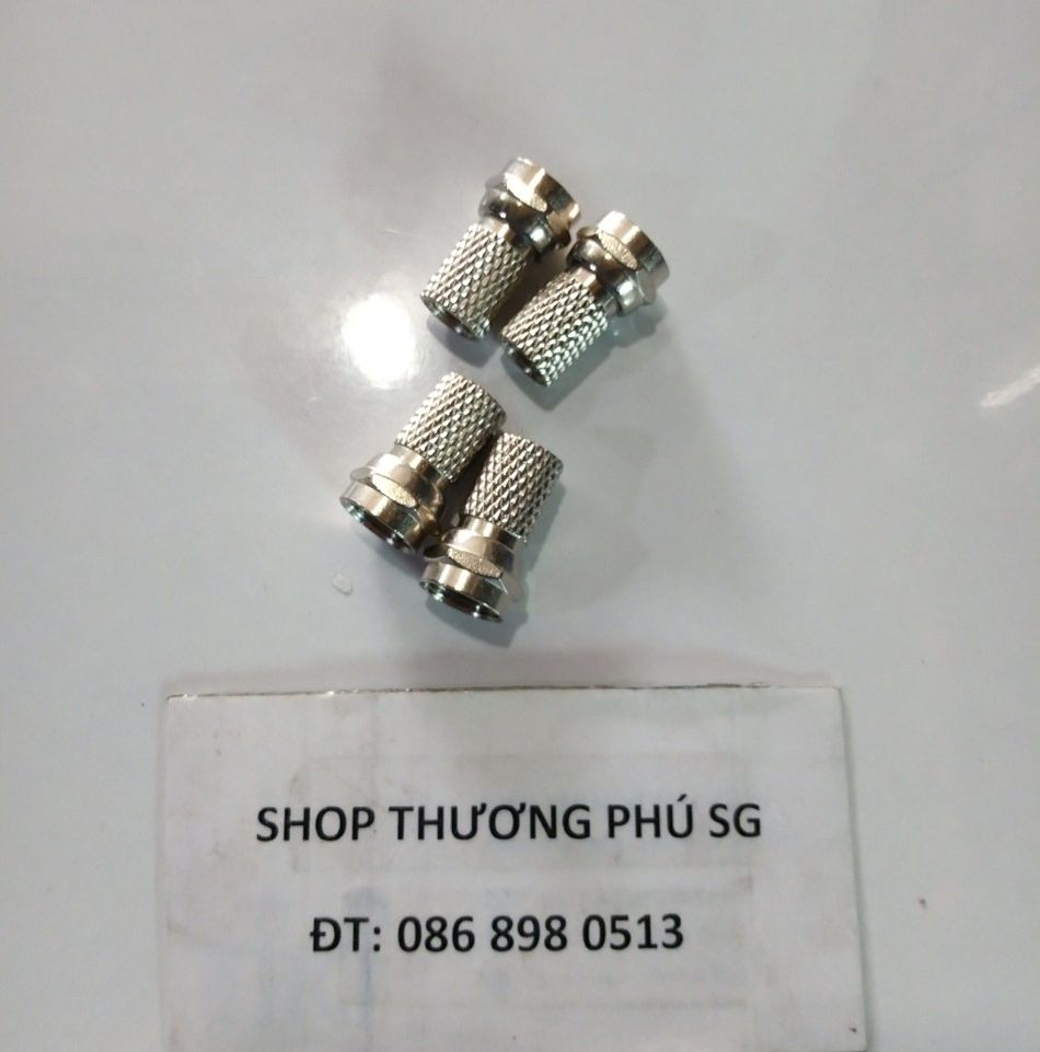 Đầu nối truyền hình cáp Tivi - Chuẩn cắm F5 (Túi 50 Đầu)