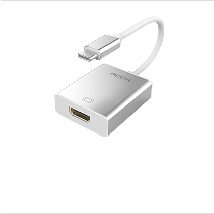Cáp chuyển đổi Rock Type-C to HDMI Converter dùng cho MacBook TV Laptop Máy Chiếu