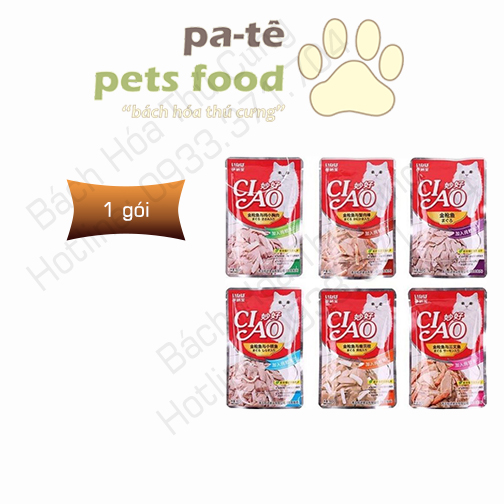 Pate ciao dành cho mèo - 60g