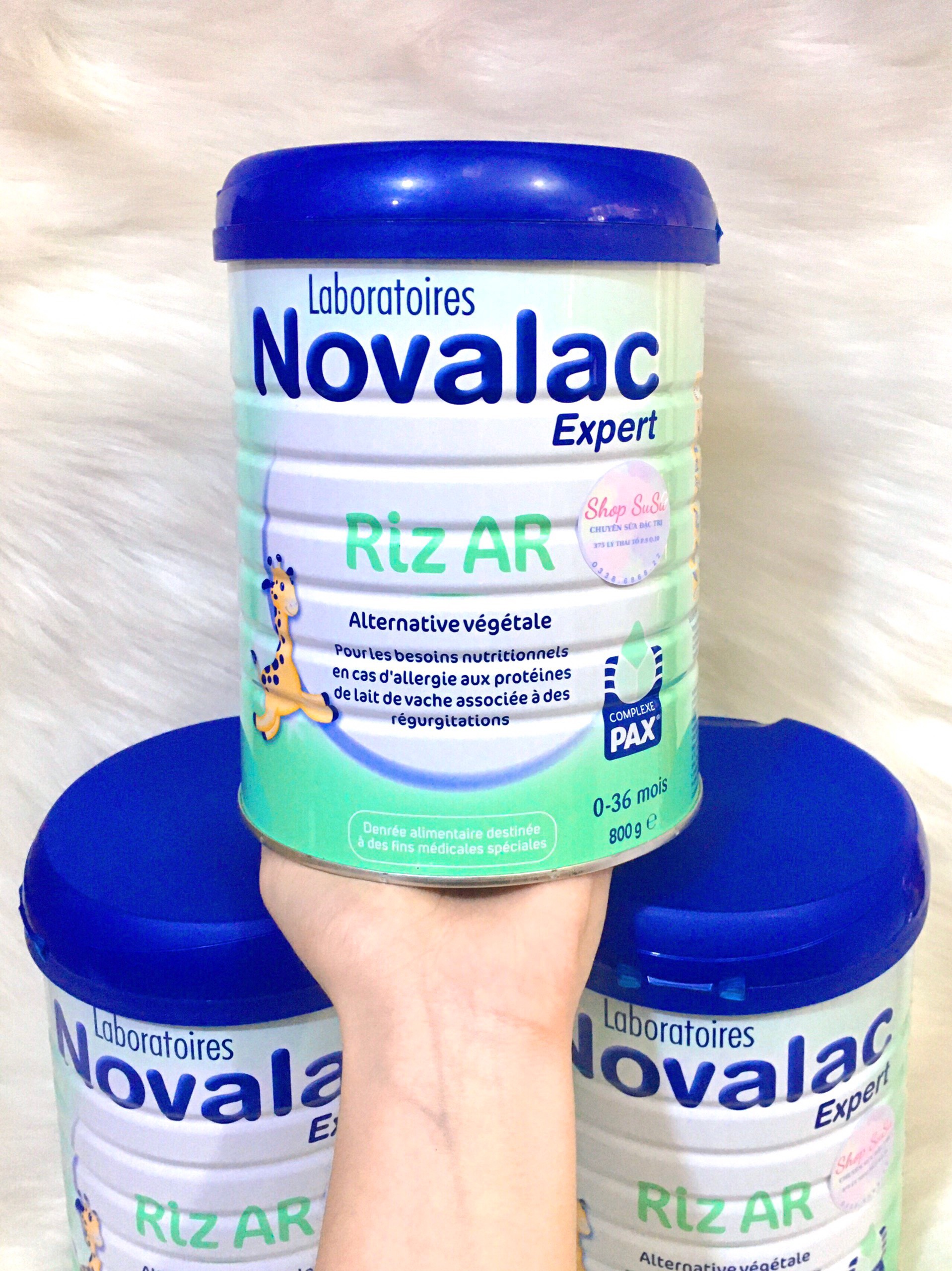 Sữa novalac riz az của pháp dành cho bé dị ứng đạm bò 800g