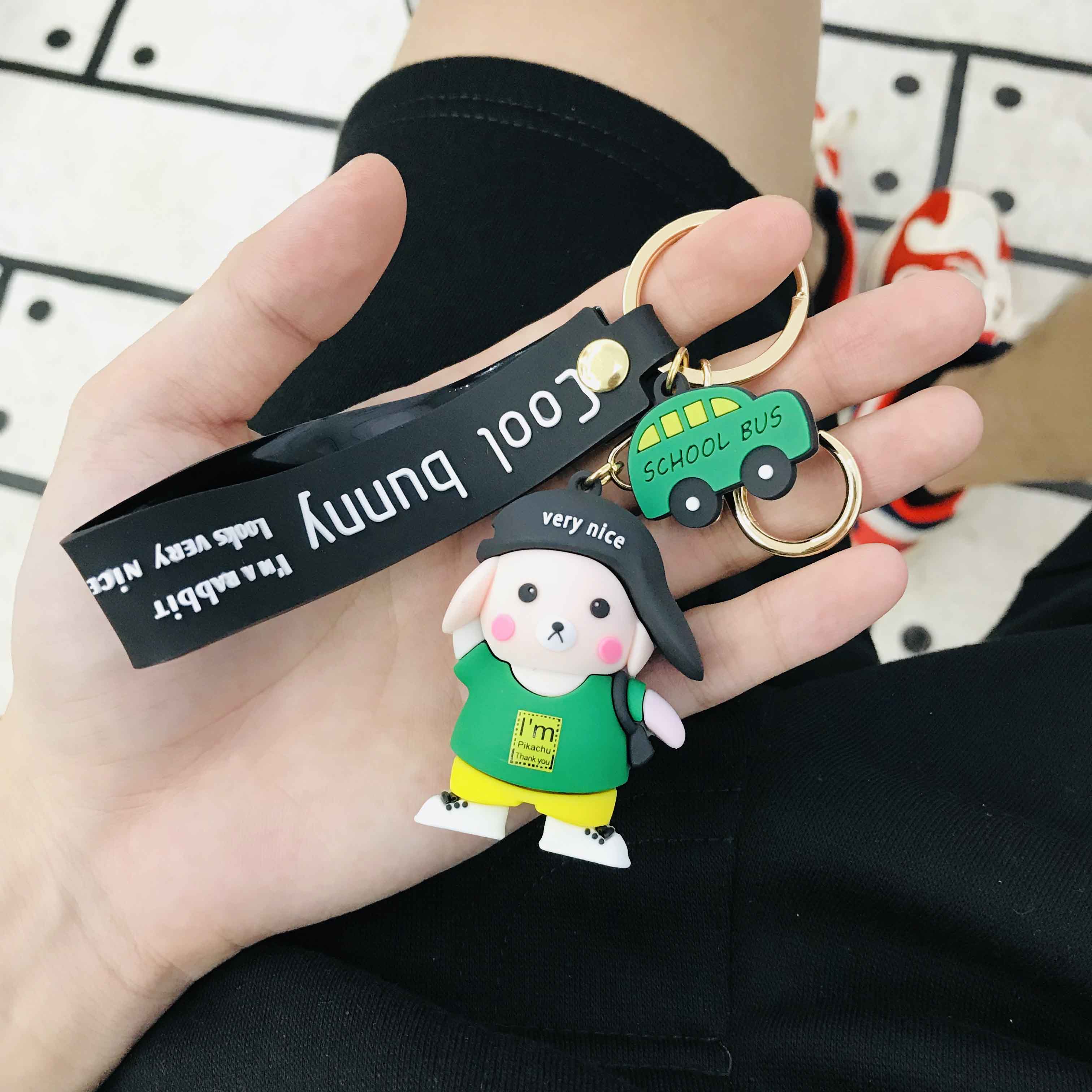 Móc khóa Chó đi học đáng yêu