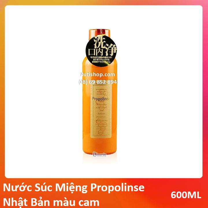 Nước Súc Miệng Propolinse Nhật Bản màu cam 600ML