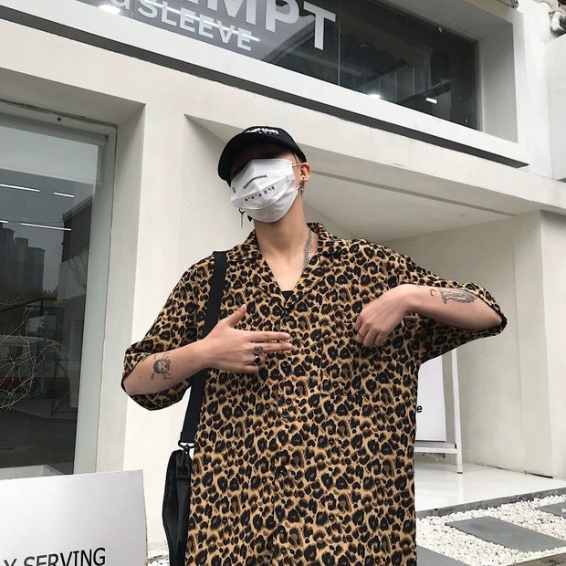 (ẢNH THẬT) ÁO SƠ MI DA BEO