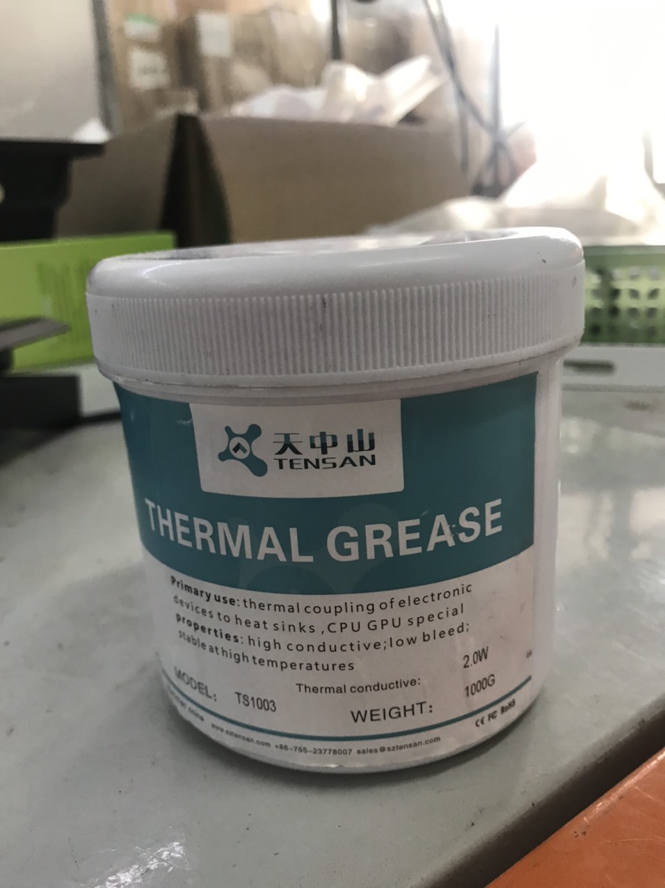 Hũ keo tản nhiệt Thermal Grease 1 kg cho lắp ráp đèn LED