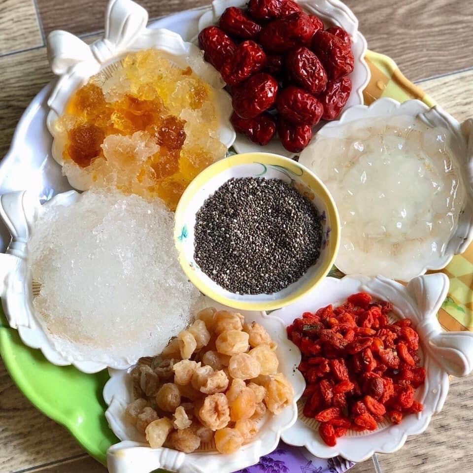 Chè Dưỡng Nhan Nhựa Đào Tuyết Yến