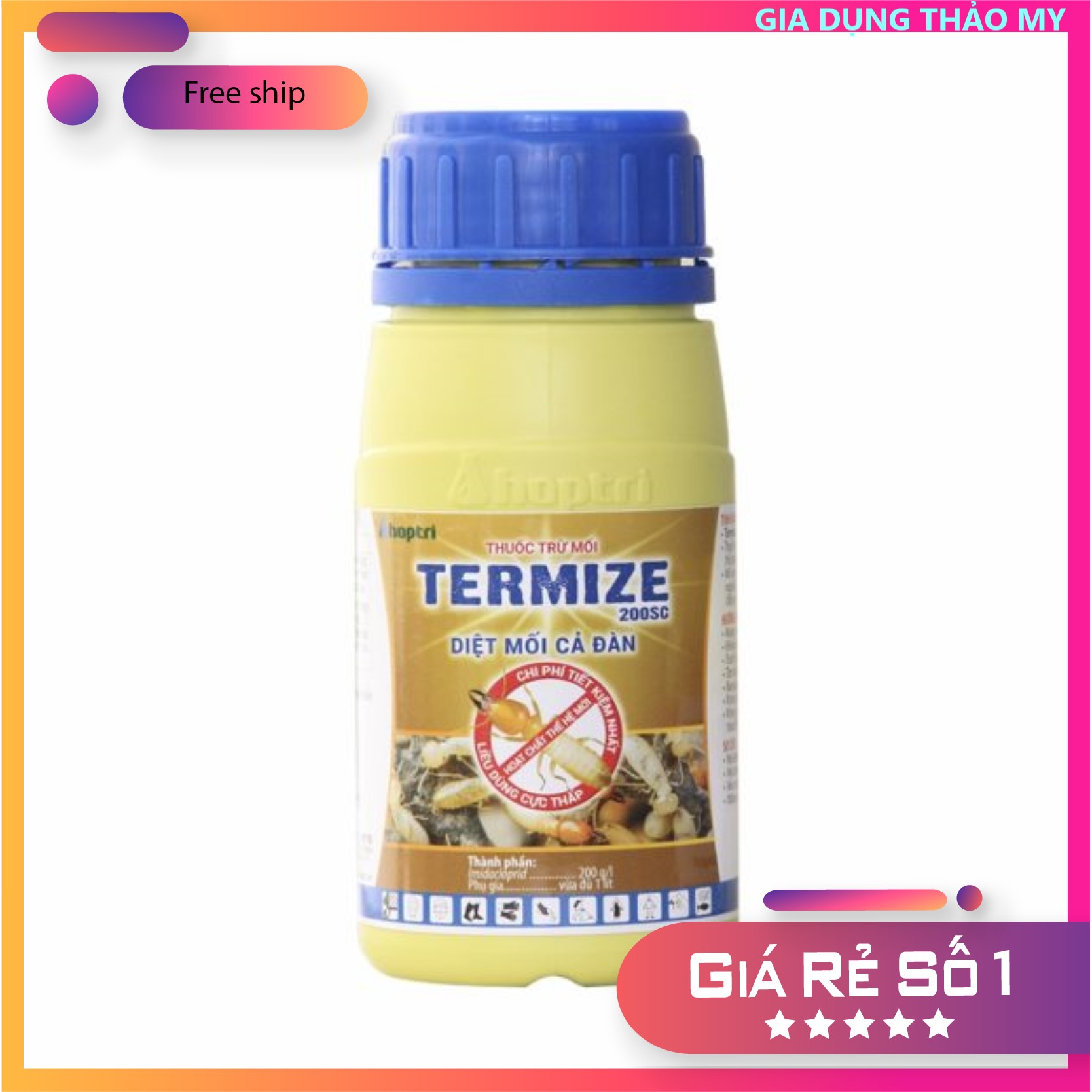 Thuốc diệt mối termize diệt tận gốc, hiệu quả - termize 200sc lọ 50ml