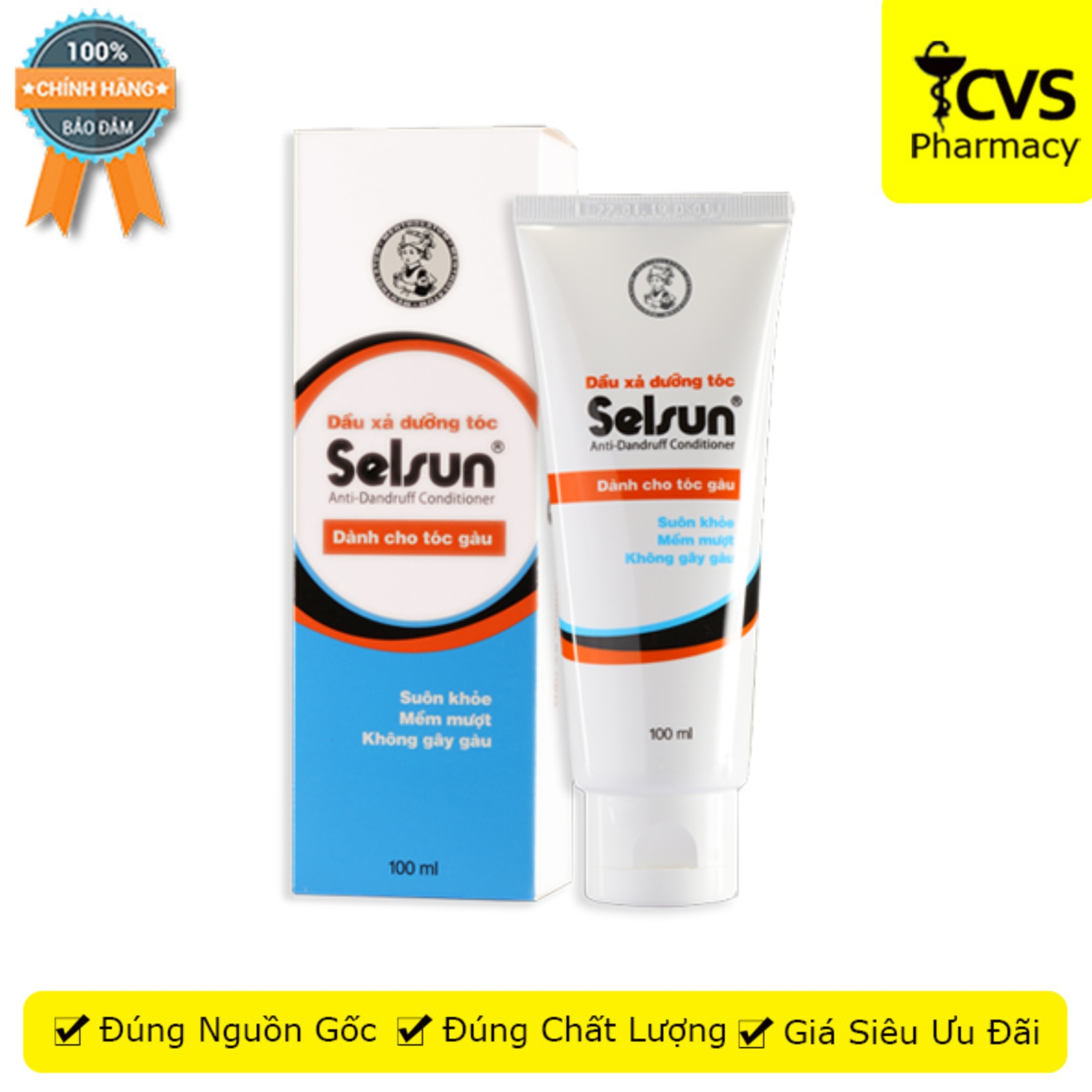 [HCM]Dầu xả chống gàu Selsun Anti-Dandruff Conditioner 100ml - cvspharmacy