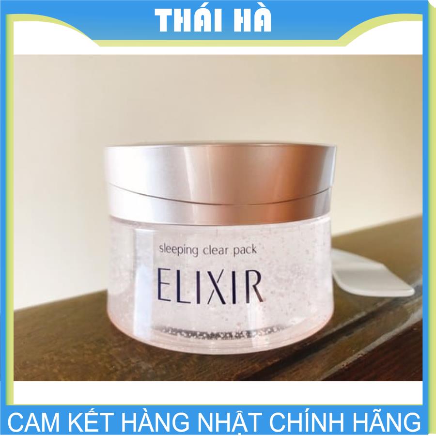 Mặt Nạ ngủ Shiseido Elixir Whitening & Revitalizing Care 105g Nhật Bản