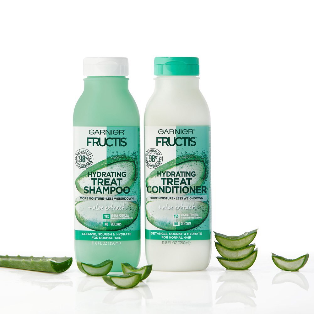 Dầu gội - dầu xả cấp ẩm garnier frutics aloe 350ml