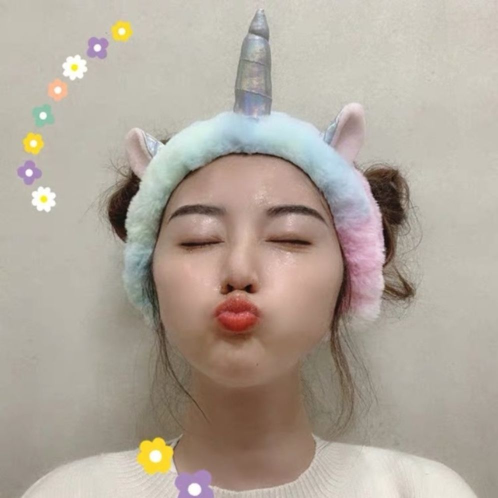 Băng đô unicorn loang