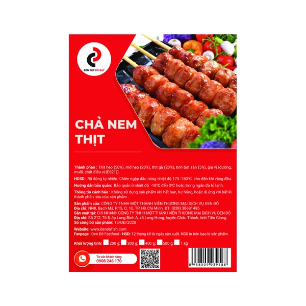 CHẢ NEM THỊT 10c - 1 kg