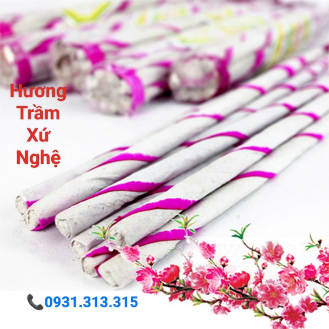 Hương trầm quỳ châu nghệ an bó 10 cây - nhang trầm xứ nghệ