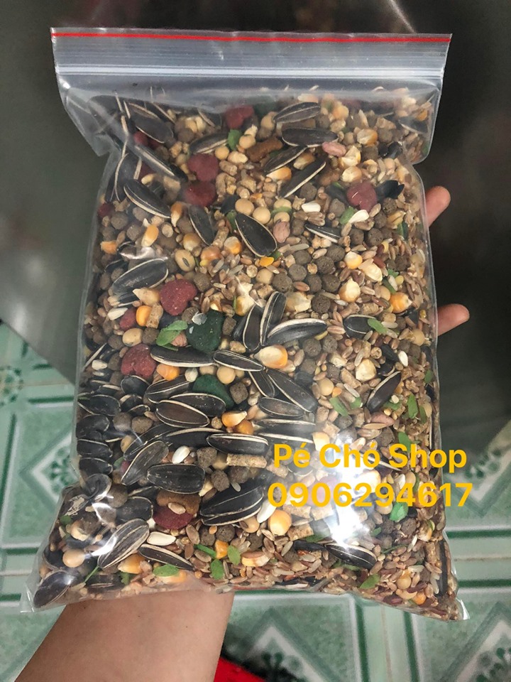 Ngũ cốc Hamster đậu hạt trộn túi 1 ký loại KHÔNG Bỏng gạo .