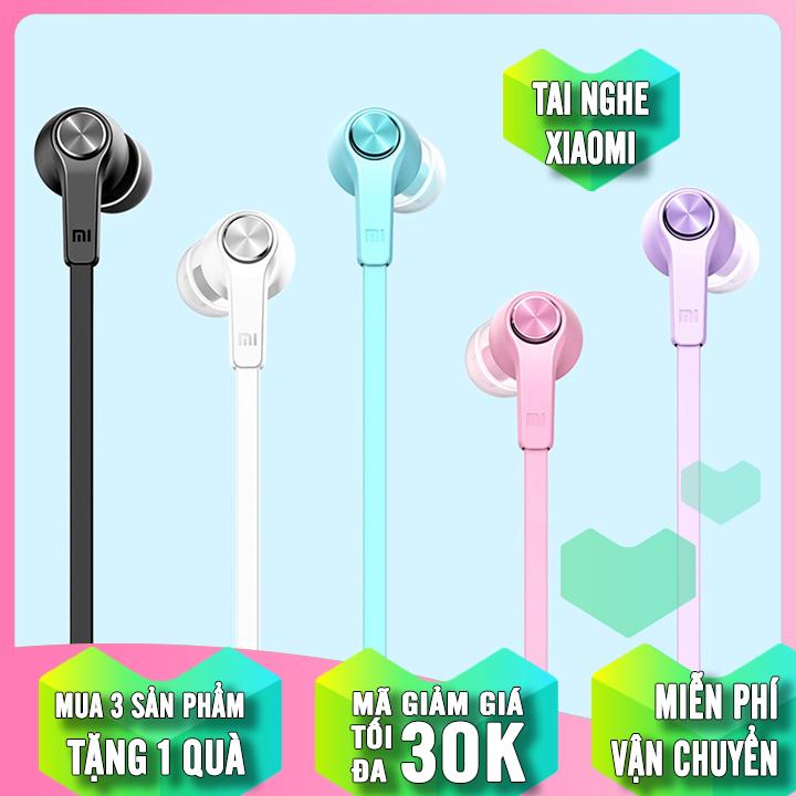 Tai nghe cho máy Xiaomi In-Ear Bright dây dẹp