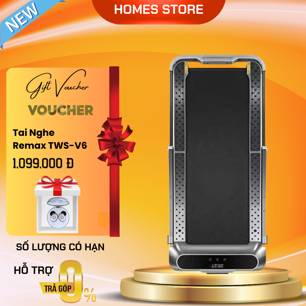 Máy Chạy Bộ Xiaomi KingSmith R2 Gấp Gọn 2 Chế Độ Chạy Có Thể Kết Nối App Công Suất 918 W - Hàng Chính Hãng