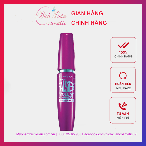 MASCARA MAYBELLINE LÀM DÀY VÀ DÀI  VOLUM' EXPRESS THE FALSIES