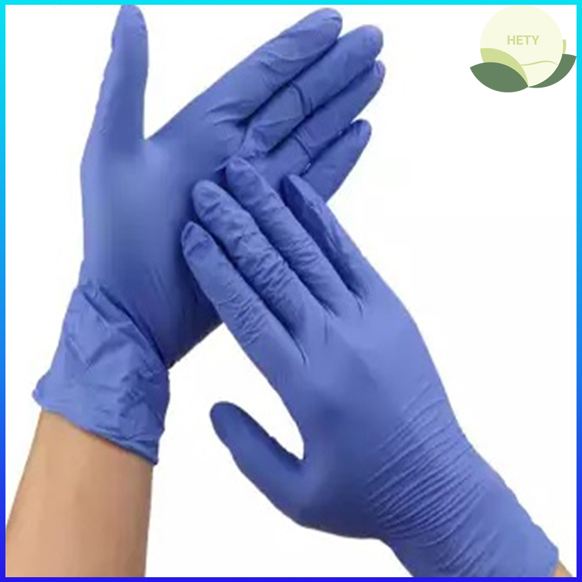 [HÀNG CHẤT] 100 Chiếc Găng Tay nitrile Bảo Hộ Dùng Một Lần - Hety Miss