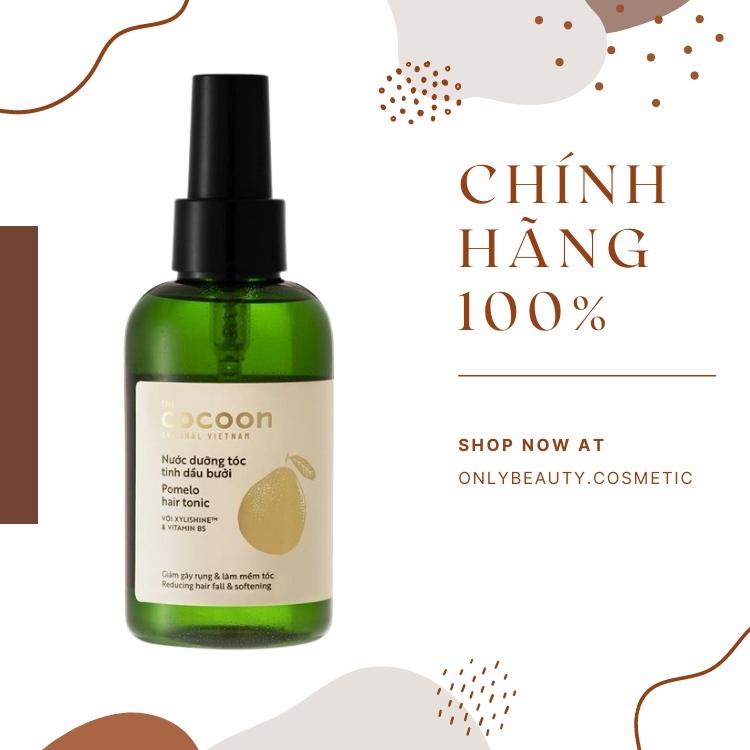 Nước dưỡng tóc tinh dầu bưởi cocoon cải thiện tóc khô, tóc gãy rụng, giúp tóc luôn suôn mượt bềnh bồng 140ml