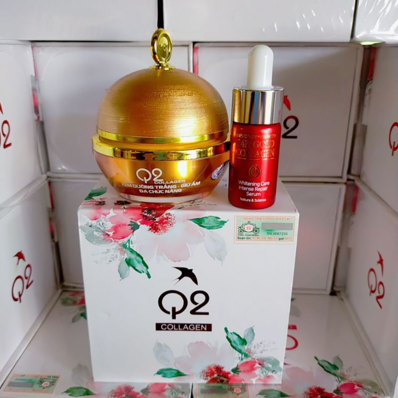 Combo Q2 vàng+serum 24k