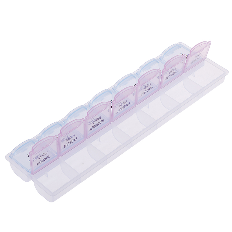 LSpxJ9U7 1PC 7 ngày Pill Hộp y học máy tính bảng Dispenser tổ chức Lưu trữ hàng tuần trường hợp