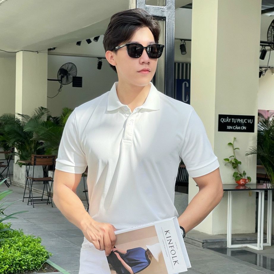 Áo thun nam polo tay ngắn đẹp sang trọng - áo thun đẹp lịch lãm