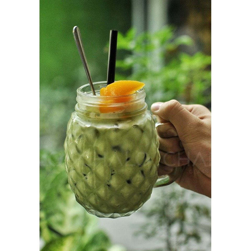 Cốc thuỷ tinh hình quả dứa xịn xò 500ml