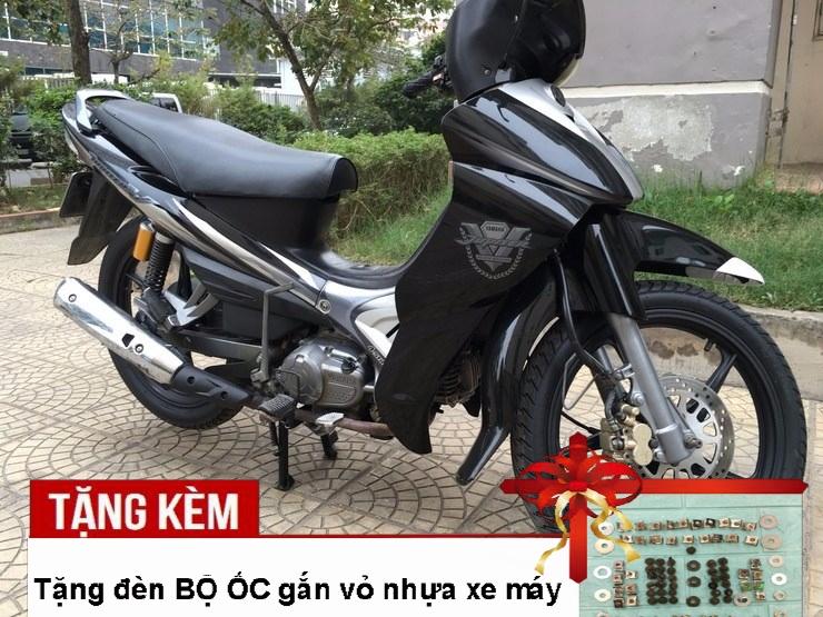 [TẶNG TEM]  Bộ dàn áo xe Jupiter V Màu Đen- phanh CƠ, Tặng kèm bộ ốc theo xe - có TẶNG BỘ TEM cao cấp - chống bay màu