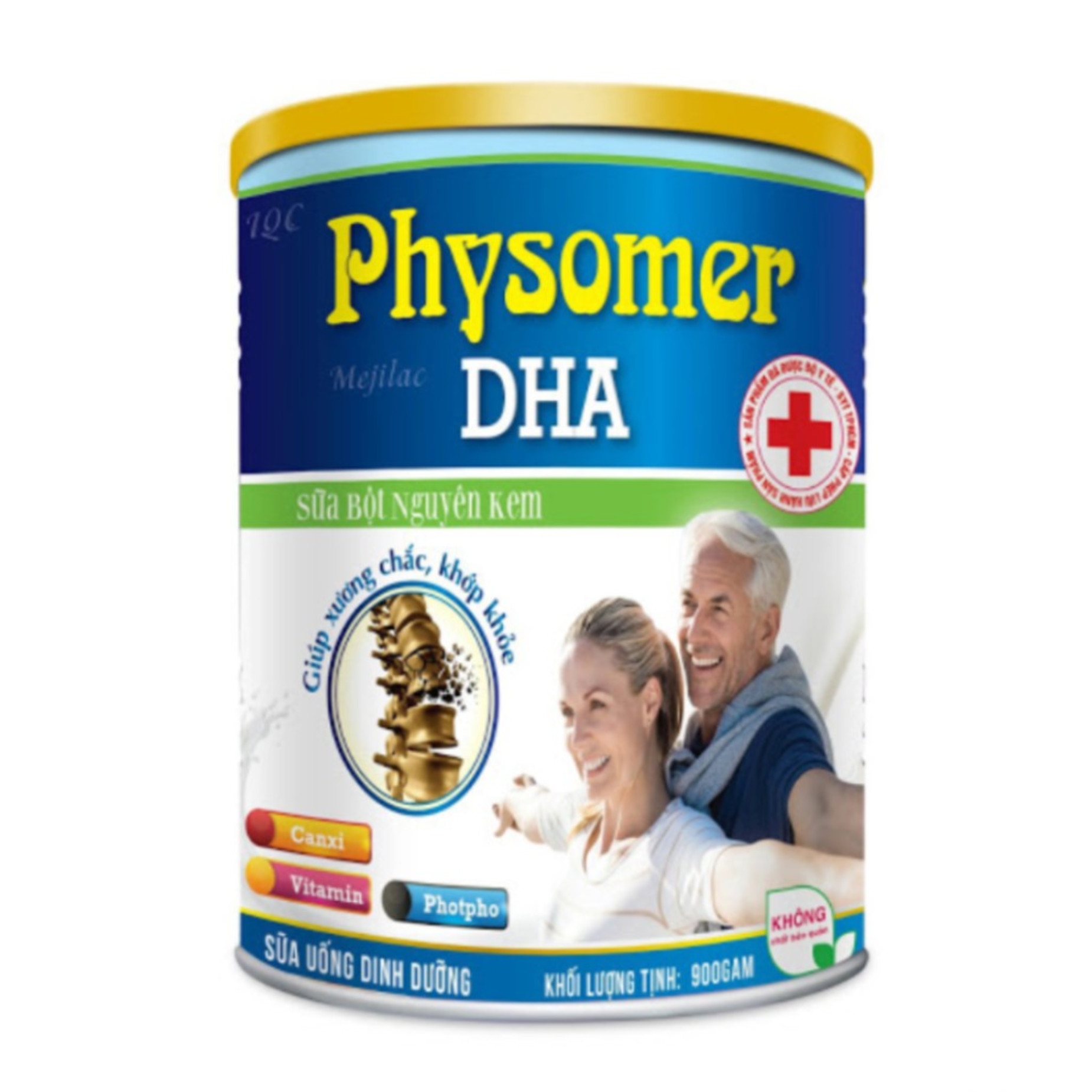 [Chính Hãng] - [900gram] Sữa Bột Dinh Dưỡng Physomer DHA - Cân Bằng Dinh Dưỡng Cho Cả Gia Đình - 900 Gram/Lon