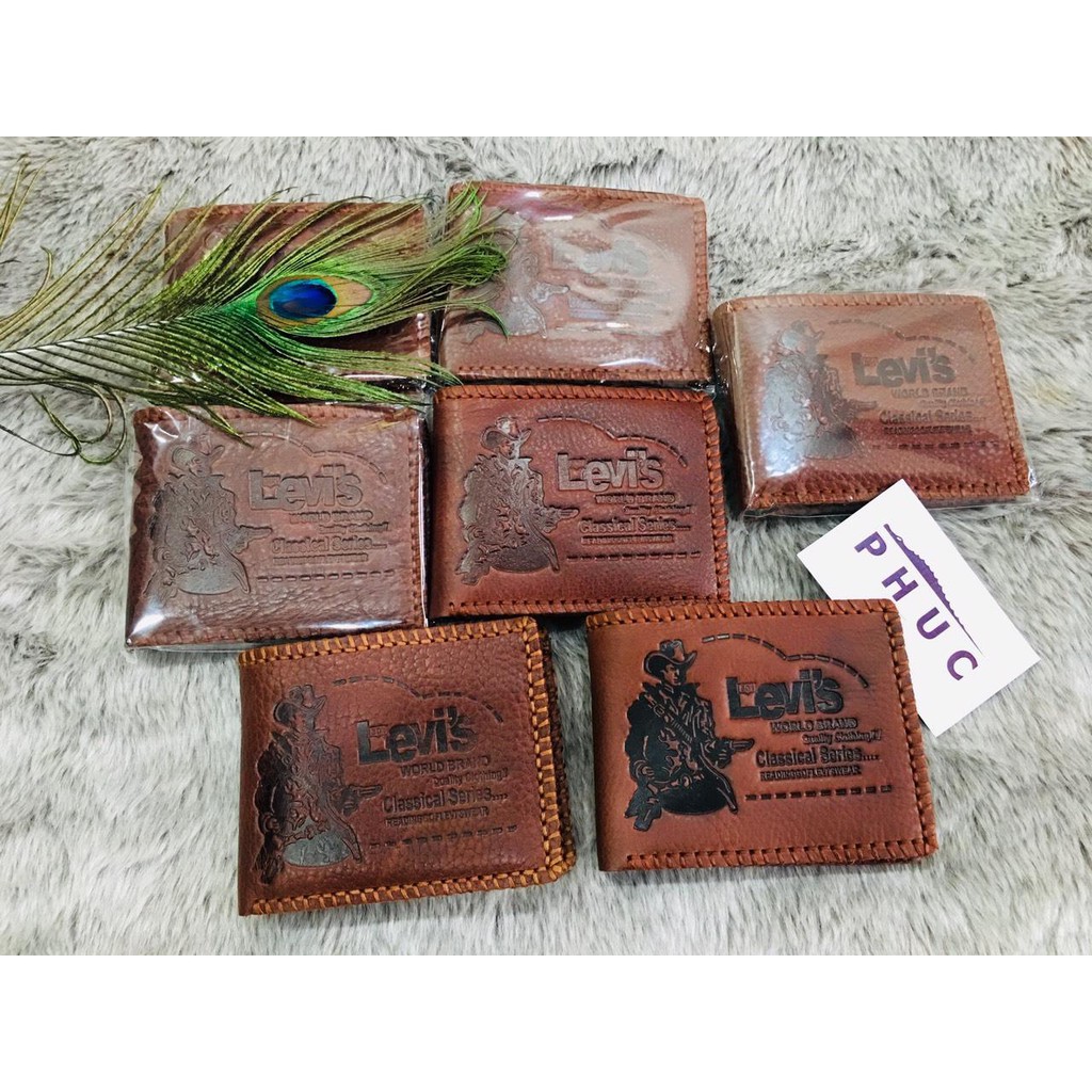 Ví nam da bò sáp cao cấp