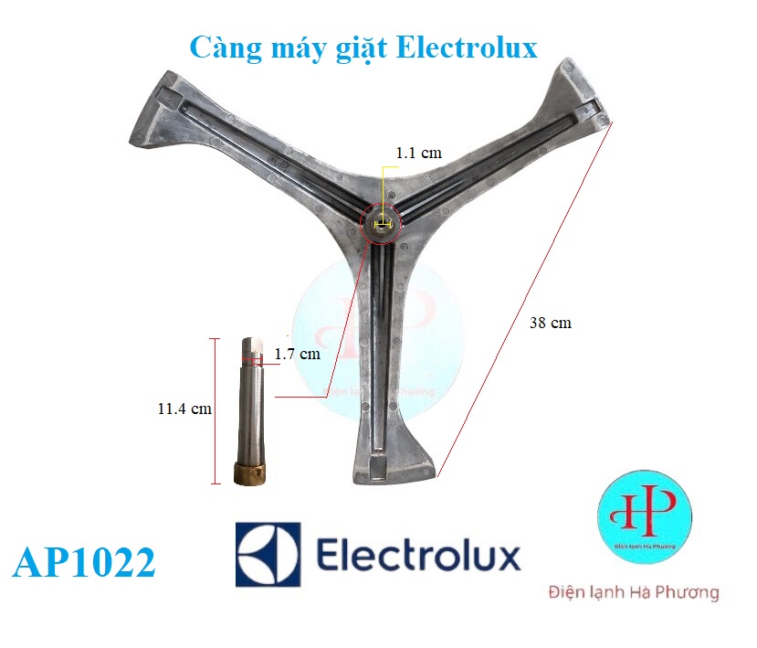 Càng máy giặt Electrolux - Ba chạc Electrolux - Mới hãng - F340