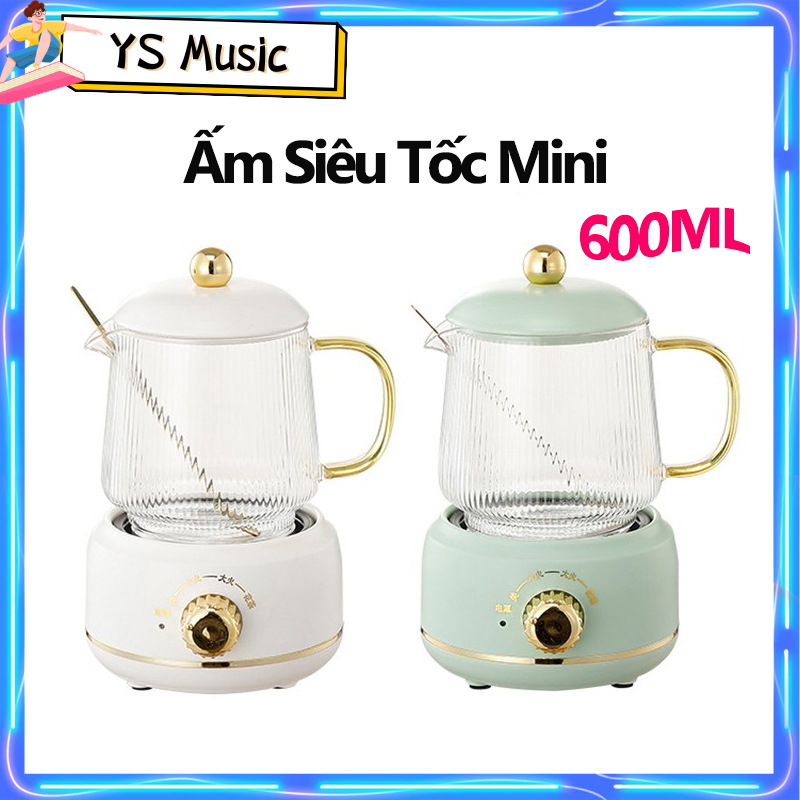 Ấm Đun Nước Đa Năng 600ml, Ấm Đun Đa Chức Năng, Nấu Trà Và Tổ Yến, Ấm Pha Trà Sắc