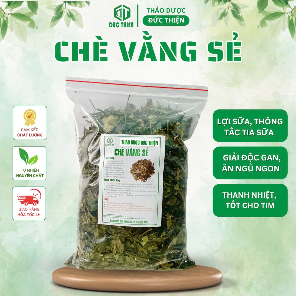 500g, 1kg Chè Vằng Loại 1 Đức Thiện (Khô, Sạch, Thơm) - Giảm Cân, Lợi Sữa - Y Học Cổ Truyền Khuyên Dùng