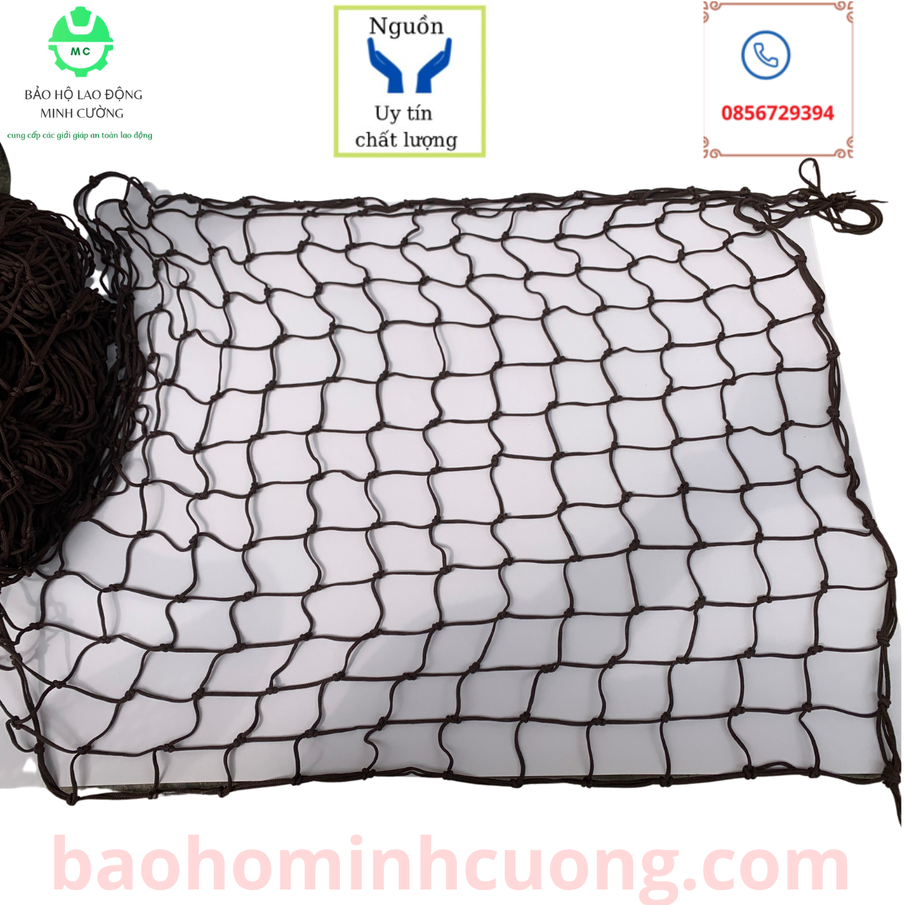 Lưới chắn cầu thang MÀU NÂU an toàn cho bé, Nhiều kích thước.