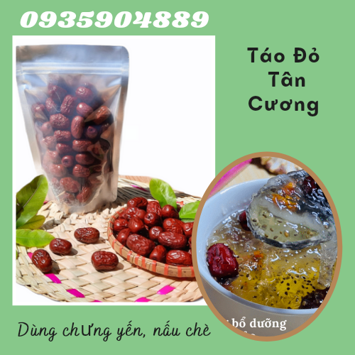 Táo đỏ Tân Cương 200g dùng nấu chè ăn liền ngon ngọt