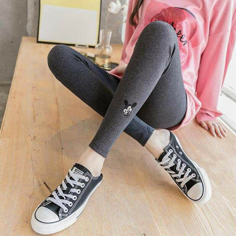 Quần legging len tăm micky